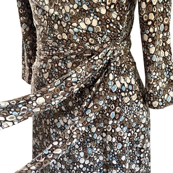 BCBGMaxAzria Faux Wrap Midi Dress - S - Picture 4 of 6